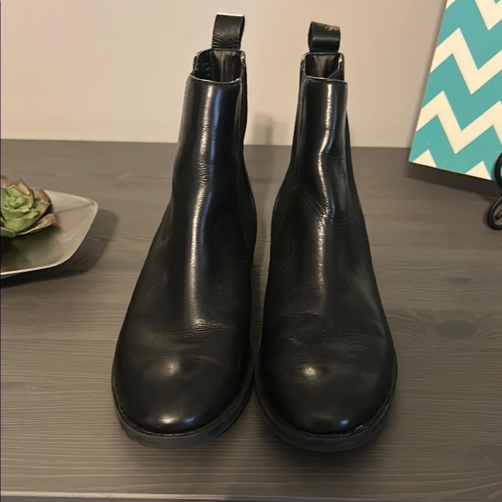Aldo Black Leather Women’s Boots